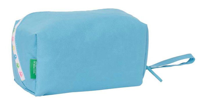 Estuche Escolar Benetton Spring Azul cielo 22 x 10 x 10 cm