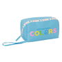 Estuche Escolar Benetton Spring Azul cielo 22 x 10 x 10 cm