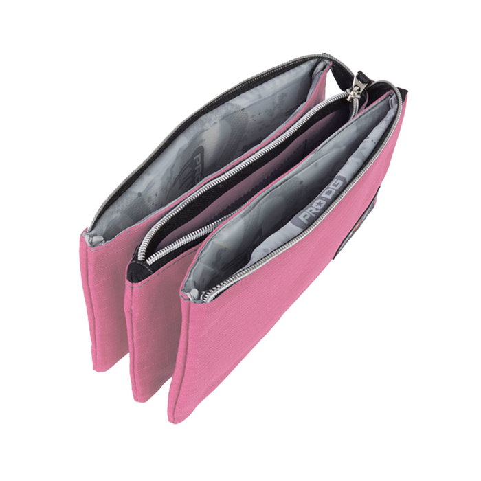 Pro-Dg Estuche Portatodo Triple HS Pink PRO-DG Rosa con 3 Compartimentos y Capacidad 1.60L