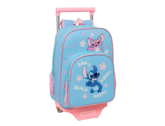 Safta Mochila Stitch Happy modelo 185 con carro 705 Safta Mochila Stitch Happy modelo 185 con carro 705