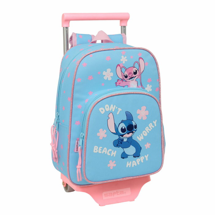 Safta Mochila Stitch Happy modelo 185 con carro 705 Safta Mochila Stitch Happy modelo 185 con carro 705