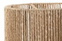DKD Home Decor Pantalla Marron Fibra Set 3 Piezas 52 x 30.5 x 52 cm
