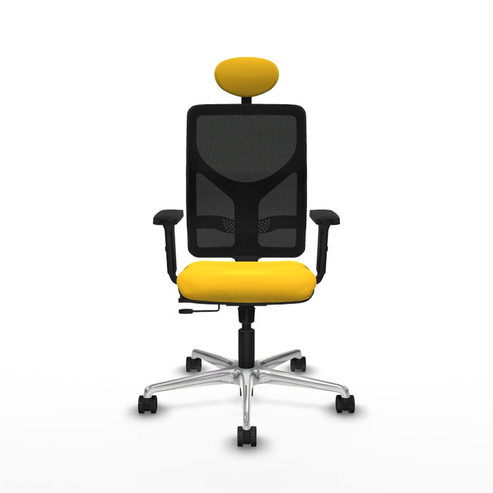 PIQUERAS Y CRESPO Silla de oficina Motilla con mecanismo Sincro/Traslack, Amarillo y Negro PIQUERAS Y CRESPO Silla de oficina Motilla con mecanismo Sincro/Traslack, Amarillo y Negro