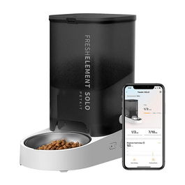 PETKIT Fresh Element SOLO Comedero Automático para Mascotas, Modelo P570b, Color Gris, Para Interior, Alimentación Automática de Mascotas