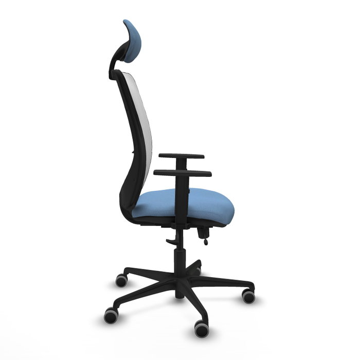 PIQUERAS Y CRESPO Silla de oficina Zulema Azul cielo y Blanco PIQUERAS Y CRESPO Silla de oficina Zulema Azul cielo y Blanco