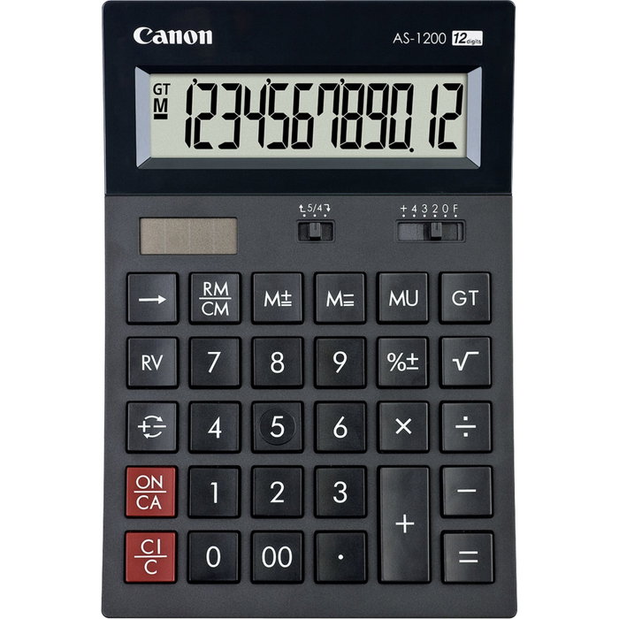 Canon AS-1200 Calculadora de Sobremesa 12 Dígitos Gris Canon AS-1200 Calculadora de Sobremesa 12 Dígitos Gris
