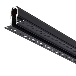 BX3 LIGHT Carril Magnético Empotrado 2m Negro