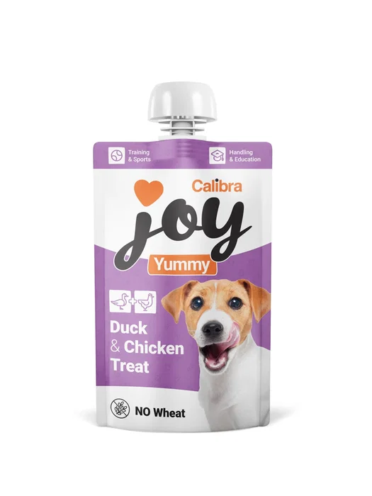 Calibra Yummy Snacks para Perro, Sabor Pato y Pollo, Pack de 12 unidades de 100 g Calibra Yummy Snacks para Perro, Sabor Pato y Pollo, Pack de 12 unidades de 100 g