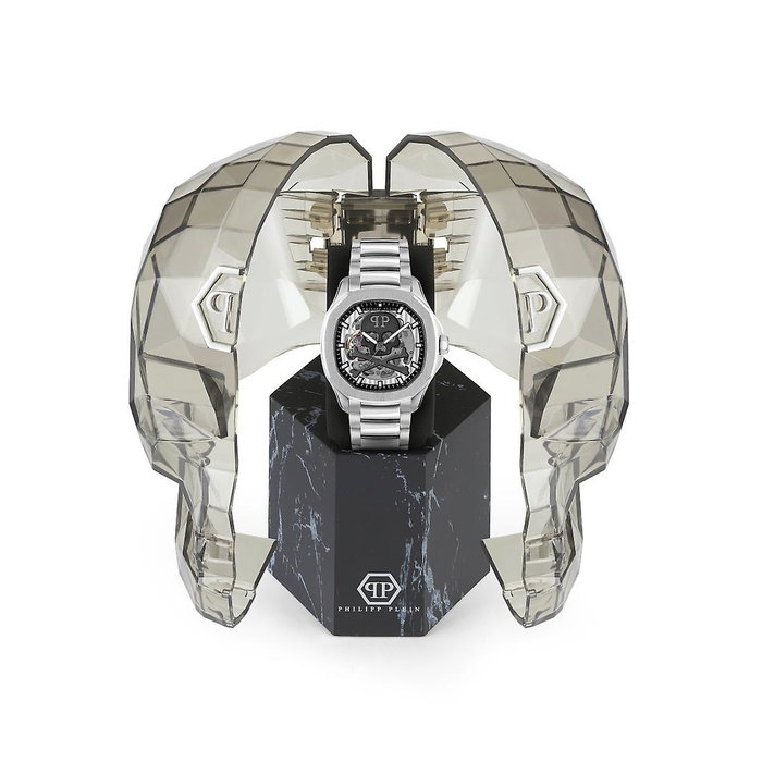 Philipp Plein PWRAA0223 Skeleton Spectre Automático Gris