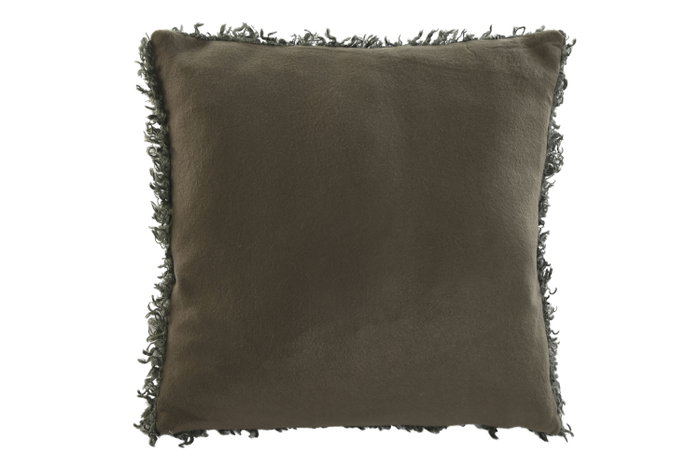 DKD Home Decor Cojín Poliéster Verde 45x45 cm