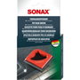 SONAX Peine Ergonómico con Labios de Goma Flexibles Rojo