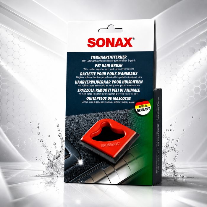 SONAX Peine Ergonómico con Labios de Goma Flexibles Rojo SONAX Peine Ergonómico con Labios de Goma Flexibles Rojo