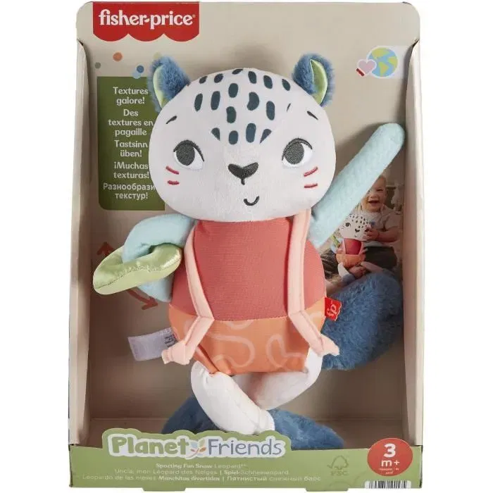 Fisher-Price Uncia Mon Leopardo de Las Nieves Hkd64 Muñeco Juguete Bebé
