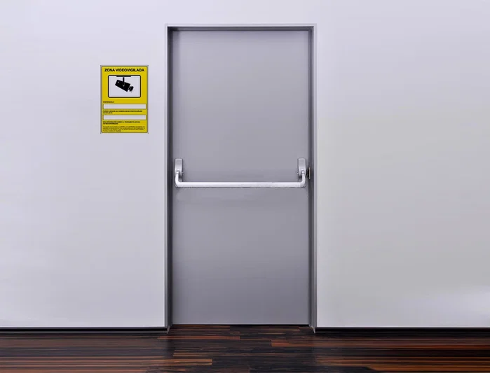 Archivo 2000 Señal Cámaras de Vigilancia en Grabación las 24 Horas Amarillo 210x297 mm
