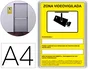 Archivo 2000 Pictograma Cámaras de Vigilancia Grabación 24h PVC Luminiscente 210x297