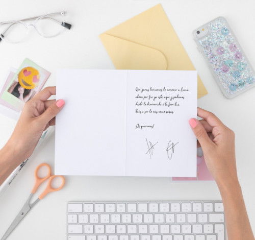 Mr. Wonderful Postal Bebé Se Ha Unido Al Grupo Tarjeta de Felicitación WOA10052ES