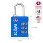 Scape Travel Pack 2 Candados TSA con combinación (azul, rojo)