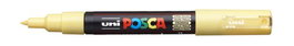Marcador T.Opaca No Perm. Uni Posca 0,7 F (Pc-1M) Amarillo Pajizo (Set de 6)