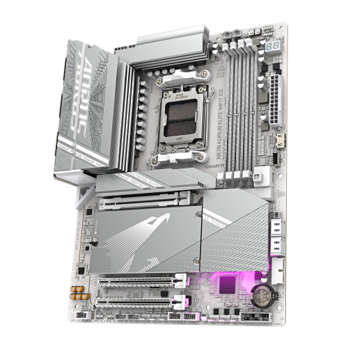 Gigabyte X870 AORUS ELITE WIFI7 ICE Blanco, Socket AM5, DDR5