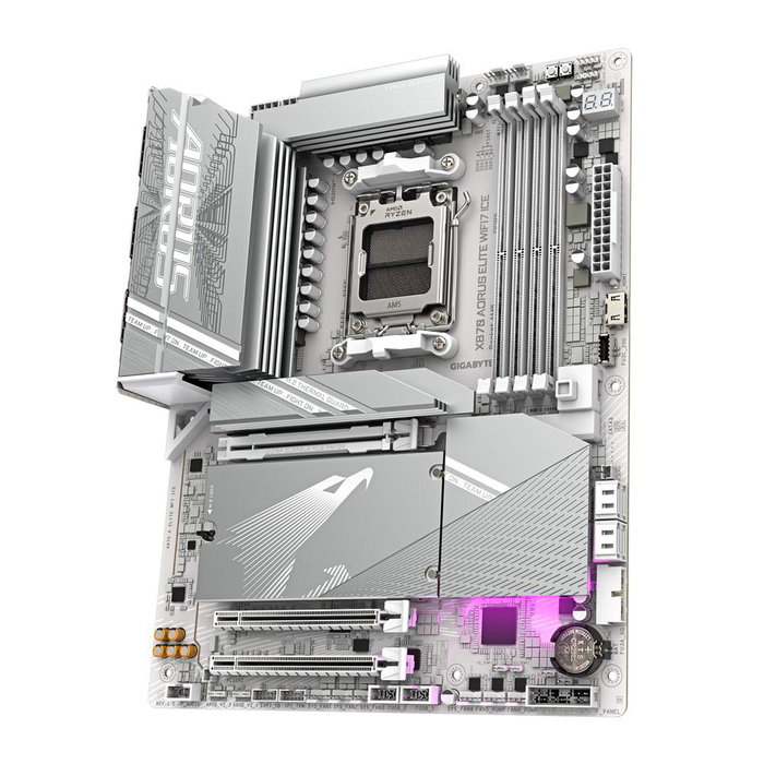 Gigabyte Placa Base X870 Aorus Elite WIFI7 ICE G10 AM5 ATX 4X DDR5 para AMD Ryzen