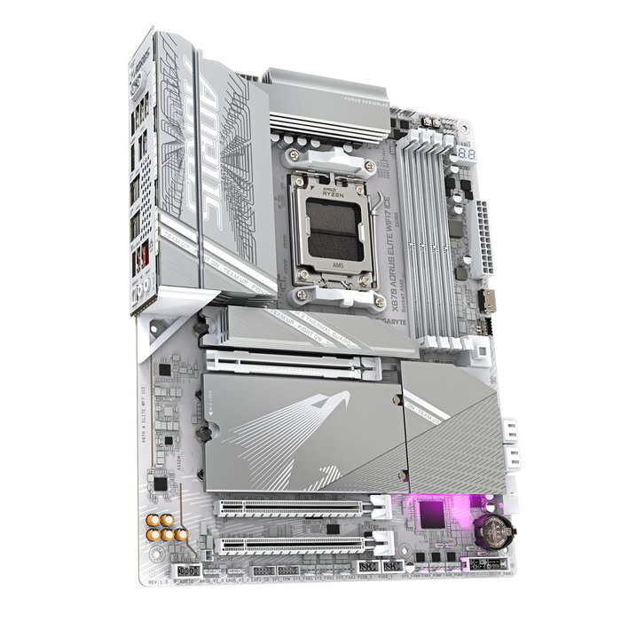 Gigabyte Placa Base X870 Aorus Elite WIFI7 ICE G10 AM5 ATX 4X DDR5 para AMD Ryzen
