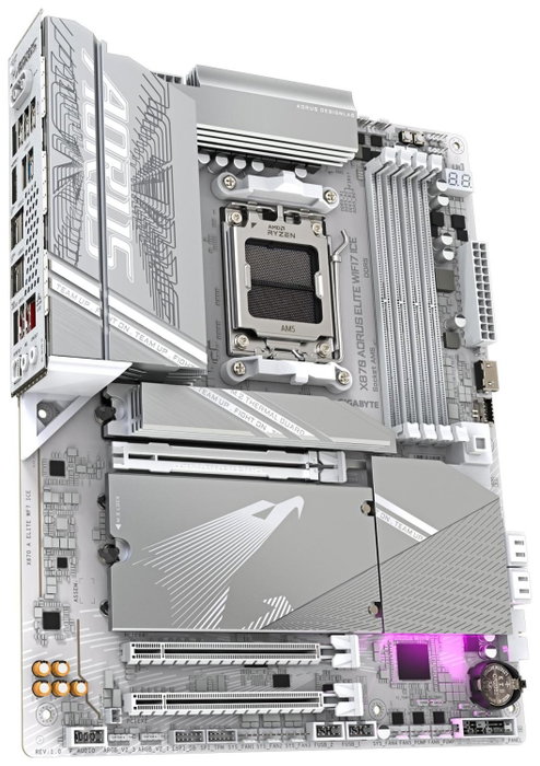 Gigabyte X870 AORUS ELITE WIFI7 ICE Blanco, Socket AM5, DDR5