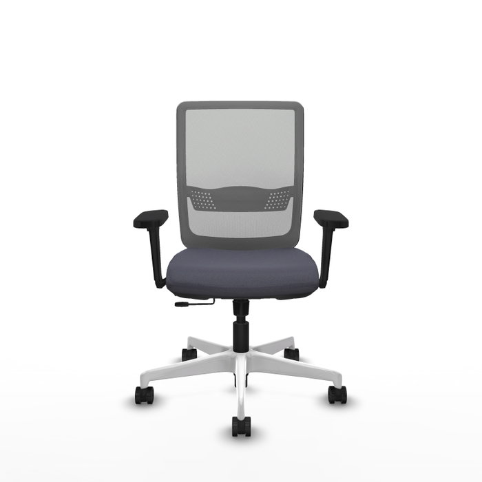 PIQUERAS Y CRESPO Silla de oficina Haches con mecanismo Sincro/Traslack Gris