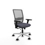 PIQUERAS Y CRESPO Silla de oficina Haches con mecanismo Sincro/Traslack Gris