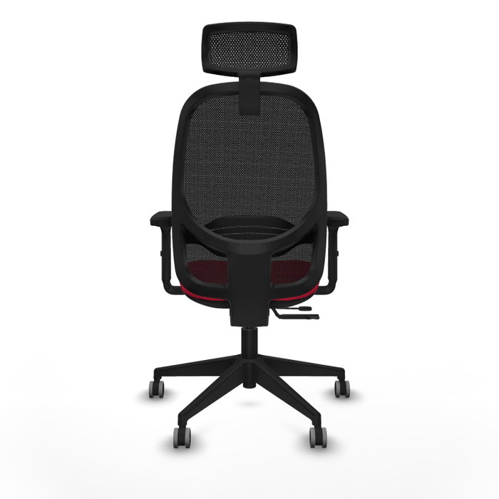 PIQUERAS Y CRESPO Silla de oficina Cilanco con mecanismo Sincro/Traslack Rojo y Negro PIQUERAS Y CRESPO Silla de oficina Cilanco con mecanismo Sincro/Traslack Rojo y Negro