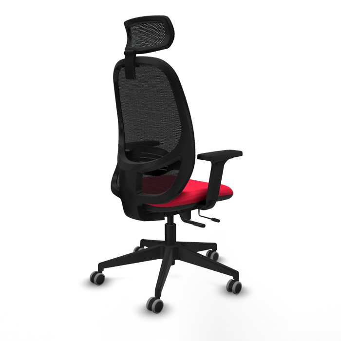 PIQUERAS Y CRESPO Silla de oficina Cilanco con mecanismo Sincro/Traslack Rojo y Negro PIQUERAS Y CRESPO Silla de oficina Cilanco con mecanismo Sincro/Traslack Rojo y Negro