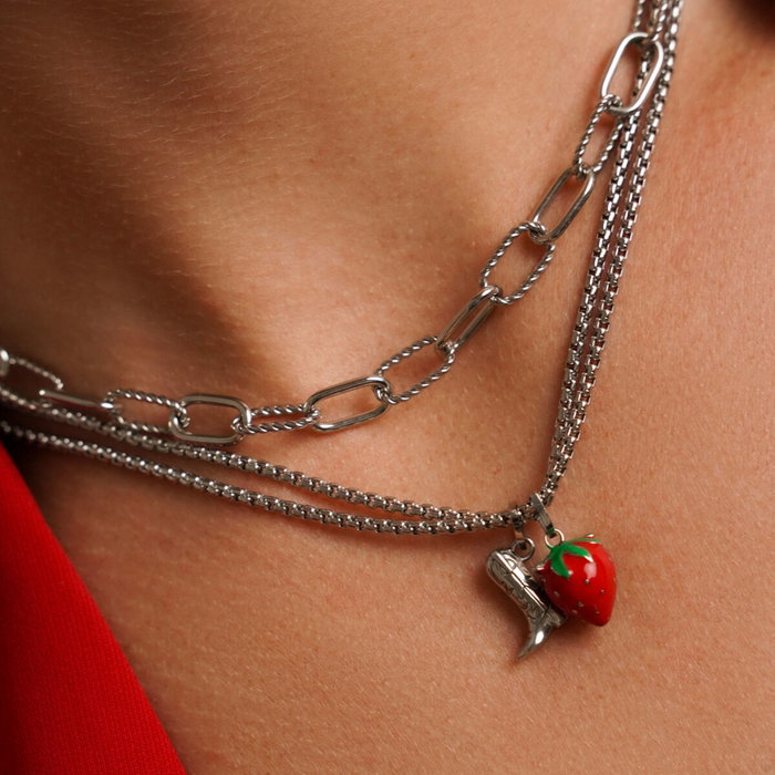 Abalorio Mujer One Jewels OJEBC746 Rojo