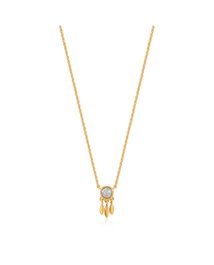 Ania Haie Collar Midnight Fever N026-01G en Plata de Ley y Dorado