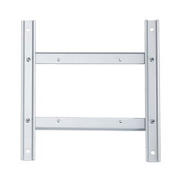 ROLINE 17.03.1106 Adaptador VESA para Montaje en Techo, Kit de 100x100 mm a 200x200 mm, Color Plata