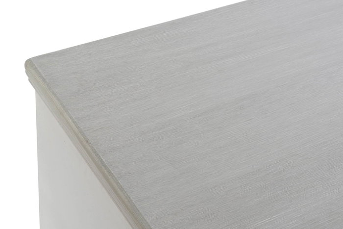 DKD Home Decor Mesa de Centro de Madera y MDF Blanca