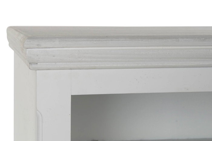DKD Home Decor Mesa de Centro de Madera y MDF Blanca