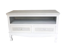 DKD Home Decor Mesa de Centro de Madera y MDF Blanca