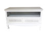 DKD Home Decor Mesa de Centro de Madera y MDF Blanca