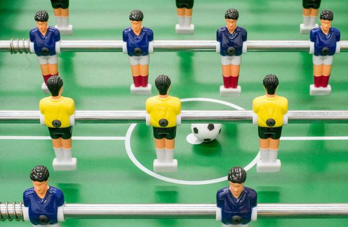 Ociotrends Futbolín Plegable Maracaná Madera 118,5x 60,5x78 Cm