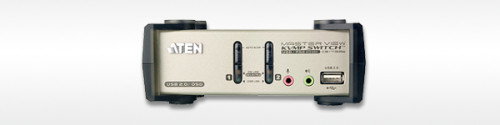 ATEN CS1732B-AT-G Switch KVM de 2 Puertos con Hub USB 2.0 y Audio