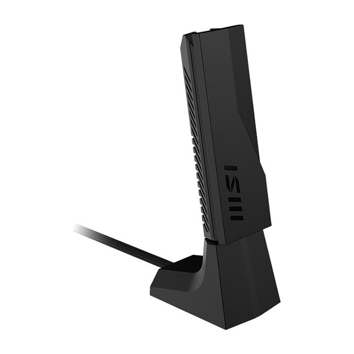 MSI BE6500 Adaptador WiFi 7 USB Tribanda Negro