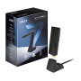 MSI BE6500 Adaptador WiFi 7 USB Tribanda Negro