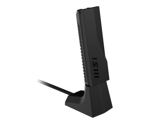 MSI BE6500 Adaptador WiFi 7 USB Tribanda Negro