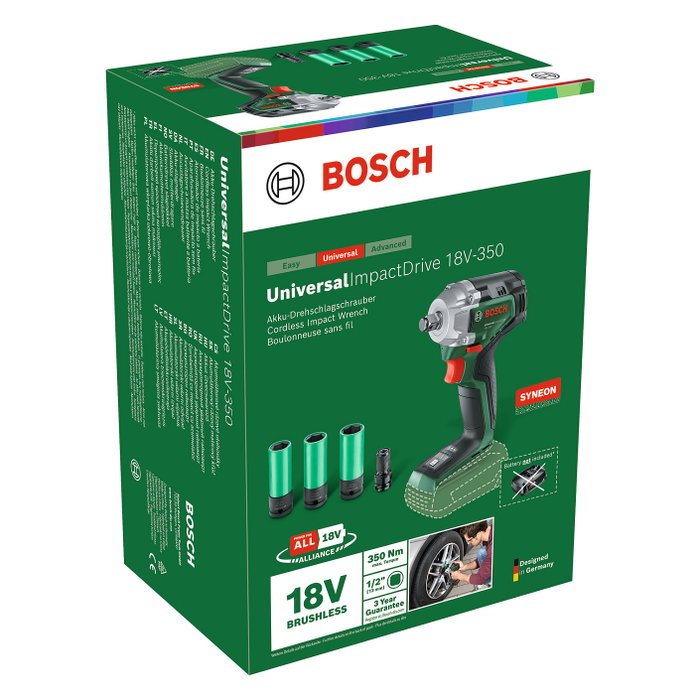 Bosch UniversalImpactDrive 18V-350 Llave de impacto inalámbrica con 350 Nm