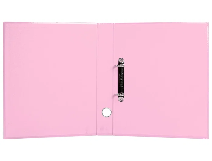 Liderpapel Carpeta de 2 anillas de 25 mm Color System Rosa A4