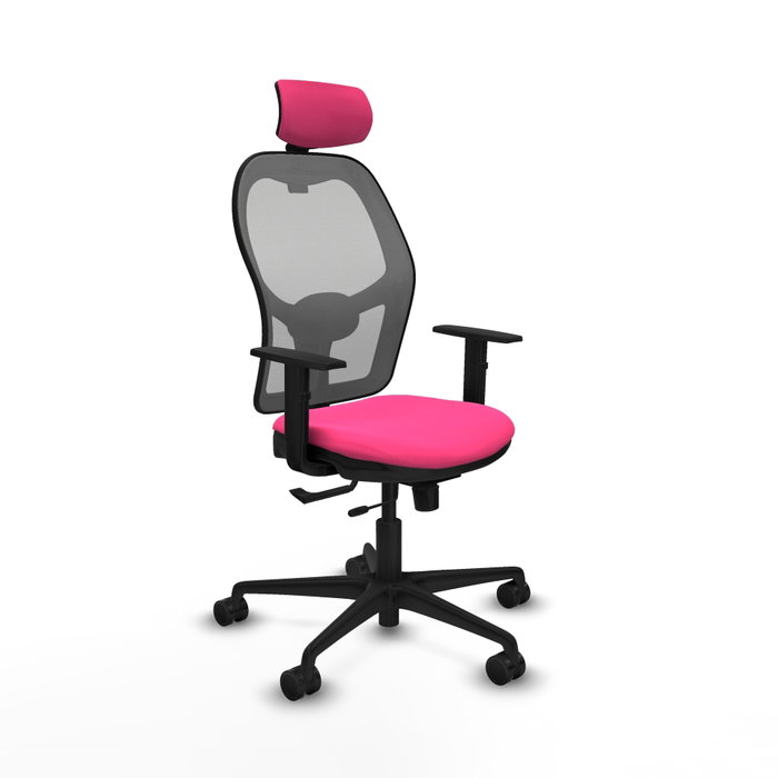 PIQUERAS Y CRESPO Silla de oficina Jorquera Rosa y Gris PIQUERAS Y CRESPO Silla de oficina Jorquera Rosa y Gris