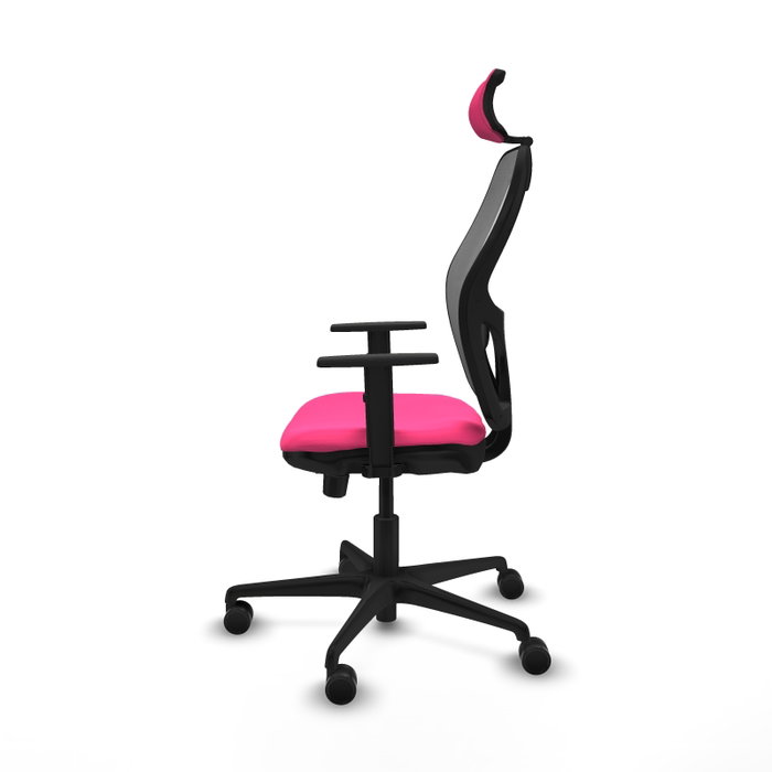 PIQUERAS Y CRESPO Silla de oficina Jorquera Rosa y Gris PIQUERAS Y CRESPO Silla de oficina Jorquera Rosa y Gris