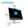 HP Monitor 60.45cm (23.8") Full HD 1920 x 1080 IPS 250cd/m² 5ms 178°/178° 1000:1