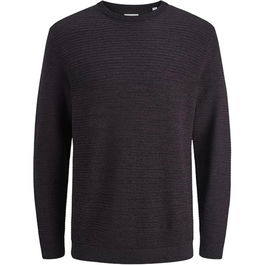 Sudadera sin Capucha Hombre Jack & Jones Jjotto Knit Crew Neck Negro XL