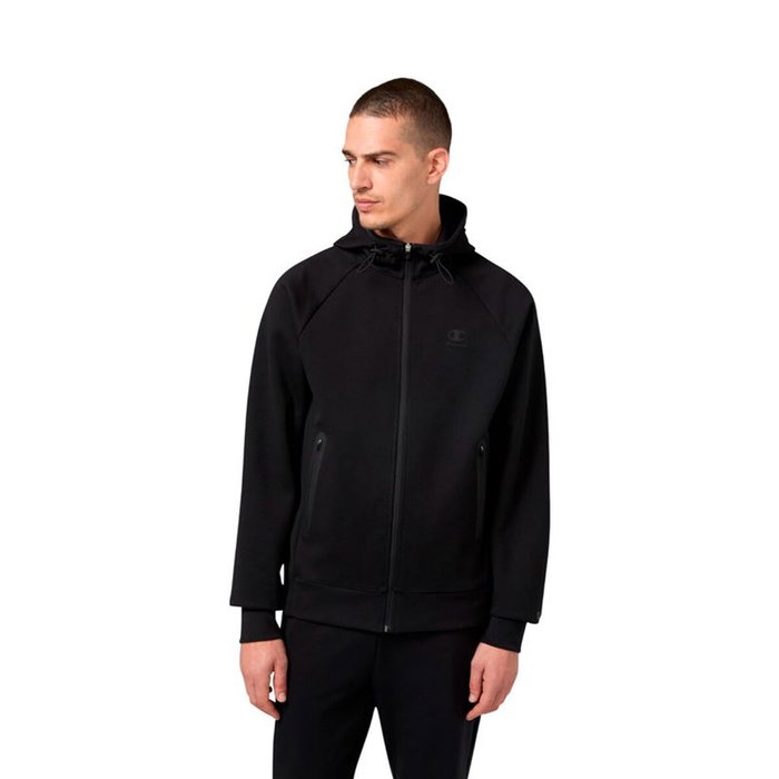 Sudadera con Capucha Hombre Champion C-Tech Negro M Sudadera con Capucha Hombre Champion C-Tech Negro M