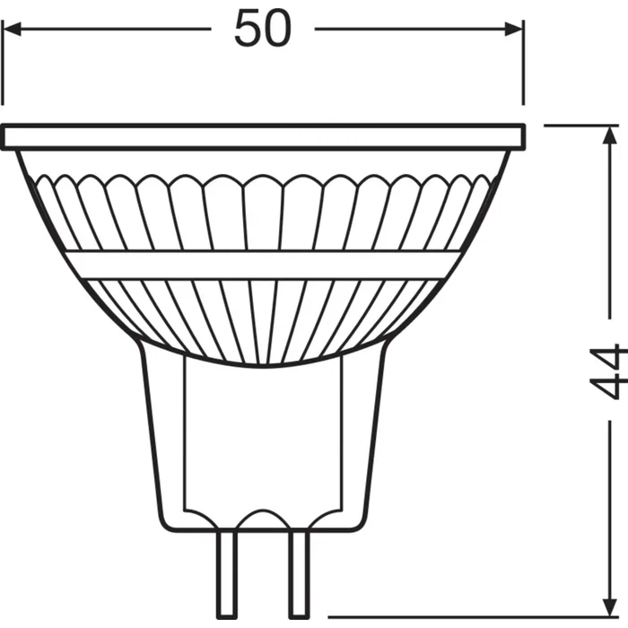 Ledvance LVE-4099854059759 Bombilla LED Spot GU5,3 2,6W 210Lm 2700K 36° IP20